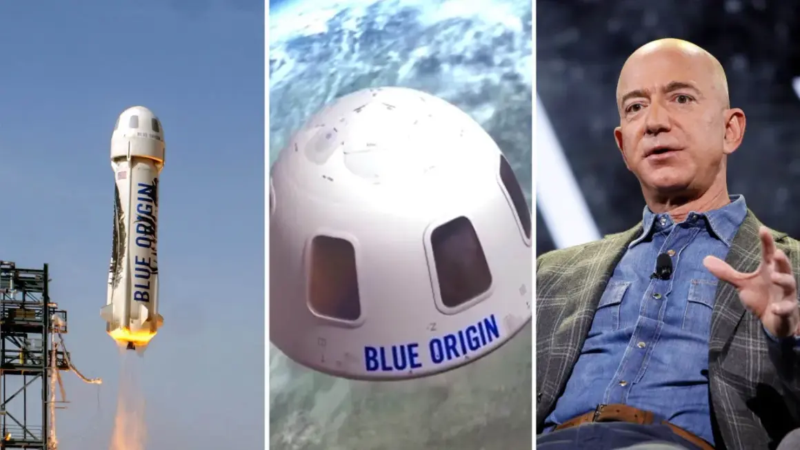 Jeff Bezos och Blue Origins rymdkapsel. Undrar du över rymdresa pris?