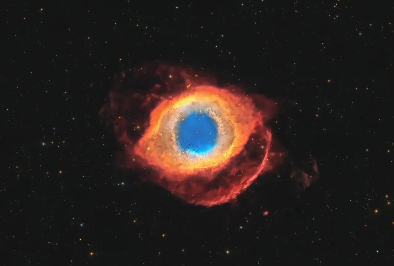 Helixnebulosan - Solens framtid och kosmiskt öga